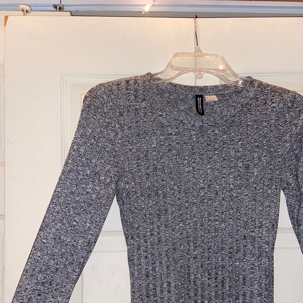 Gray H&M bodycon dress